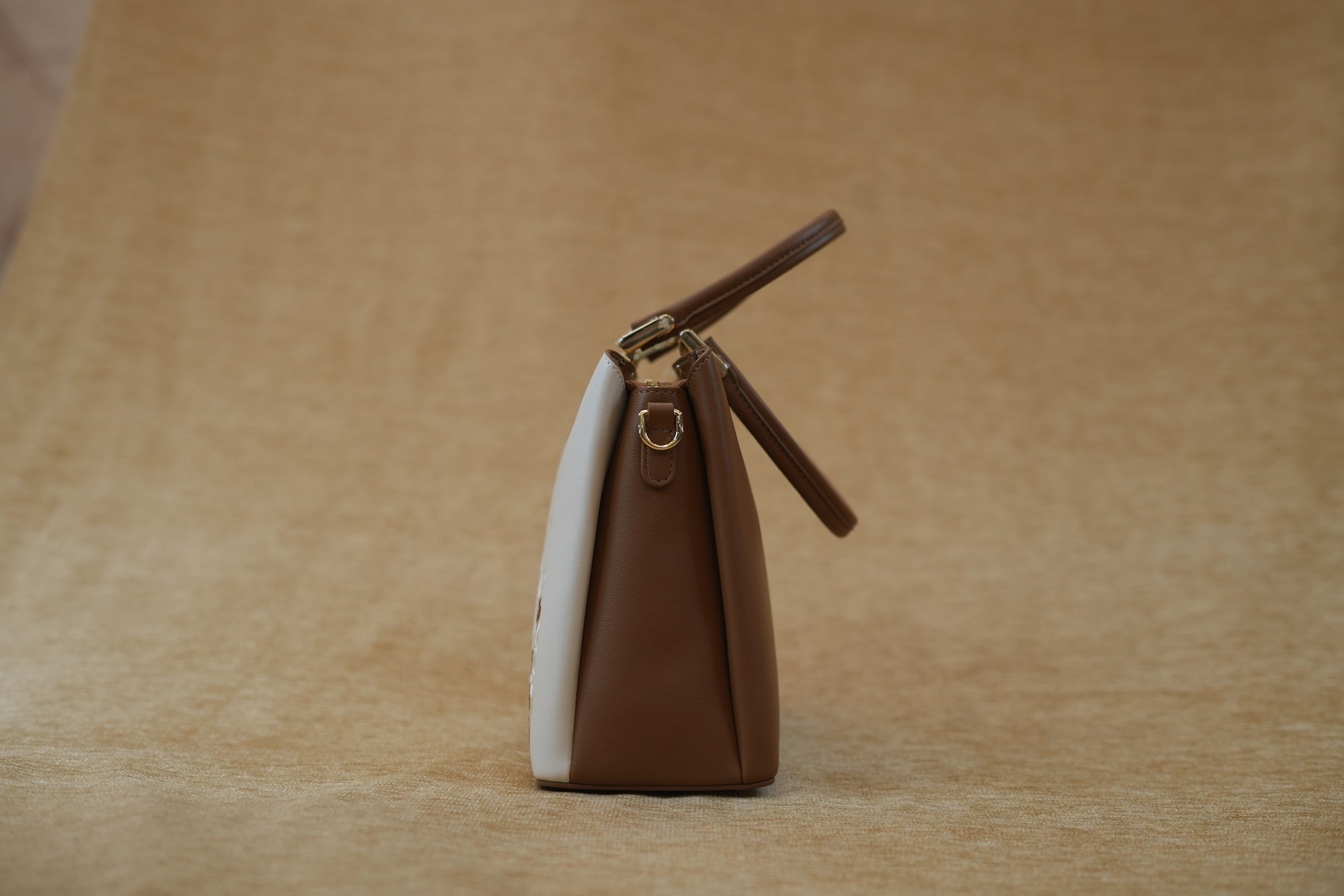 Maya Ivory - Brown Handbag