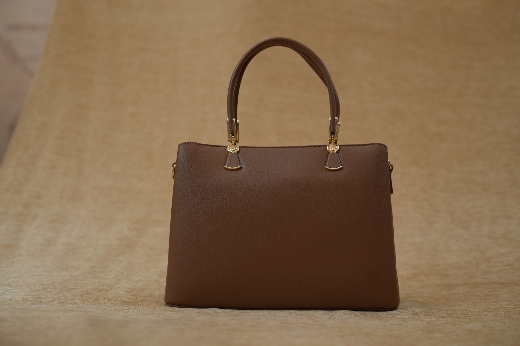 Maya Ivory - Brown Handbag