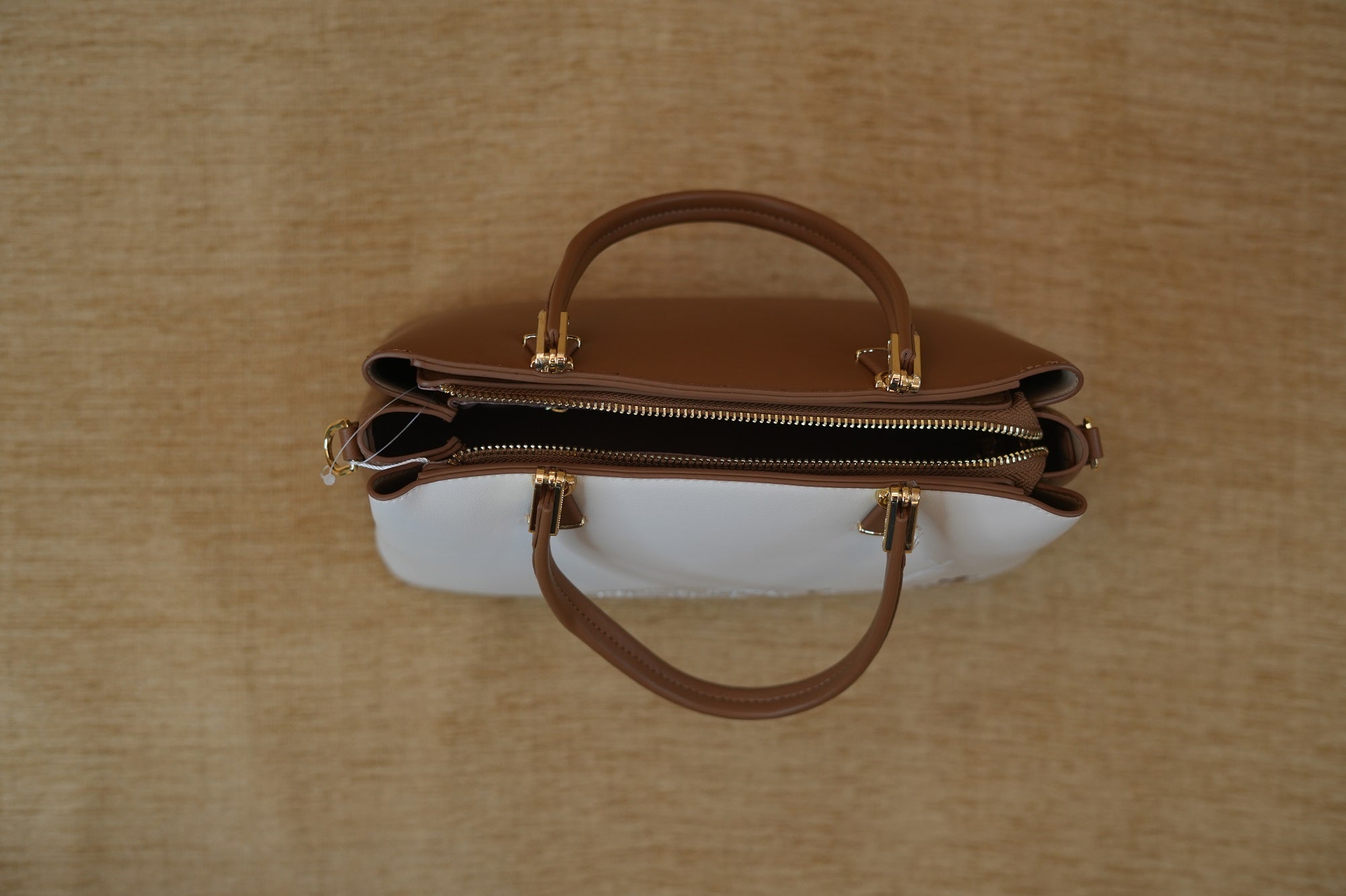 Maya Ivory - Brown Handbag