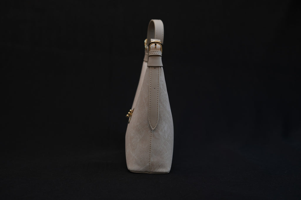 Mira Beige Buckle bag