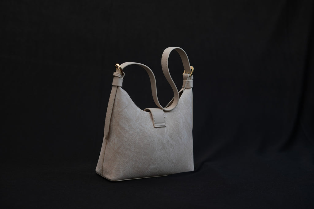 Mira Beige Buckle bag