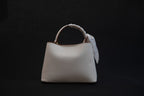 Shubra White Scarf Handbag