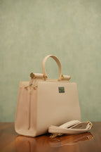 Maya Ivory Handbag
