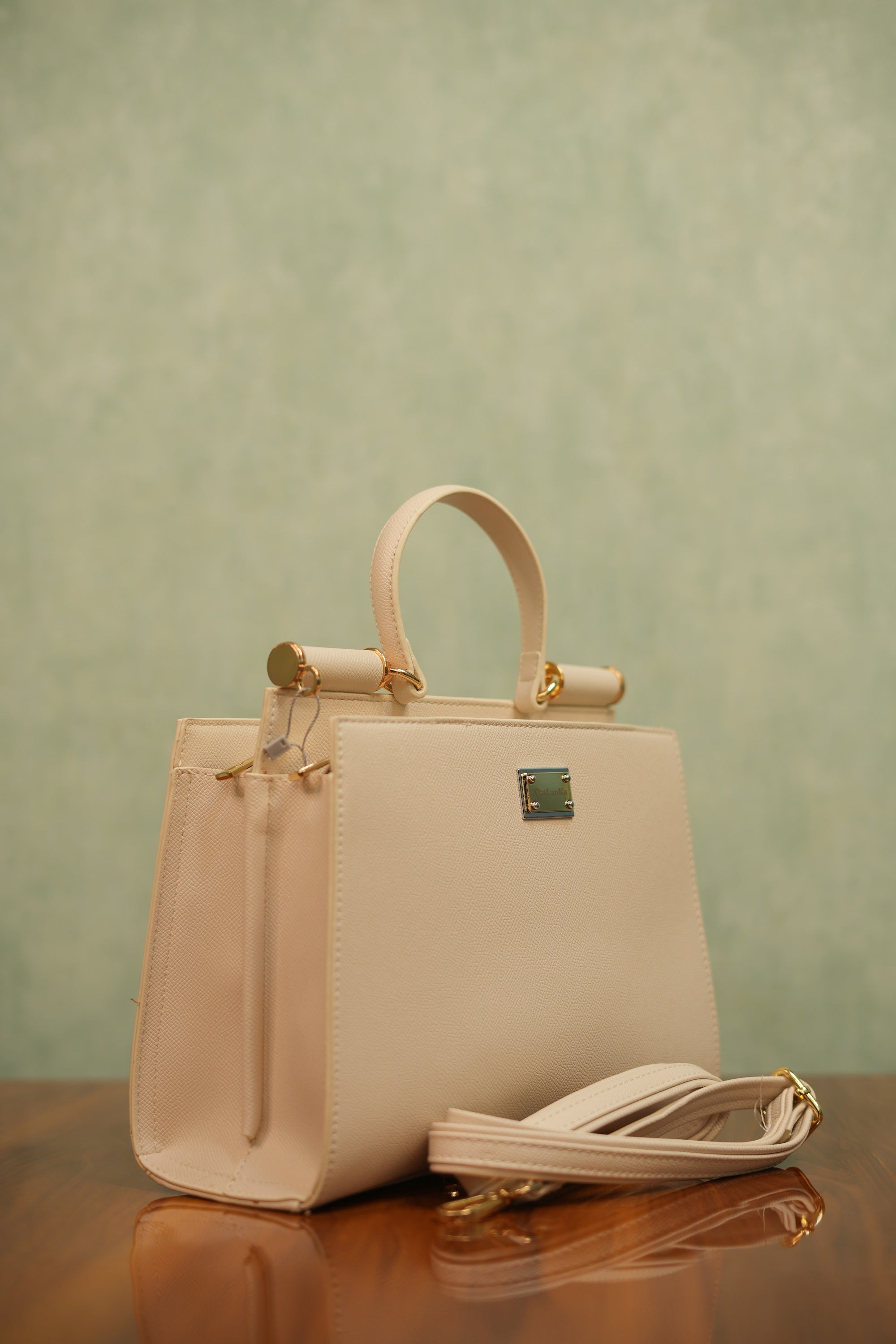 Maya Ivory Handbag