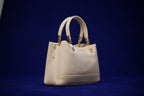 Maya Ivory Padded Handbag