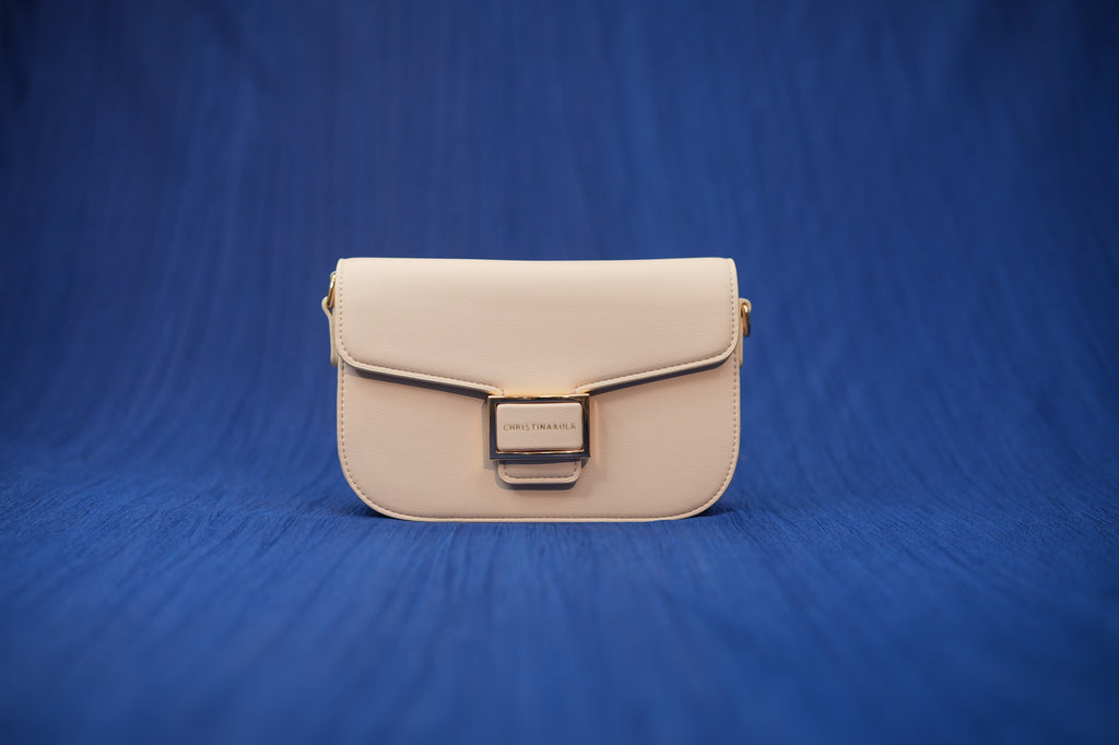Mira Beige Top Curve Bag