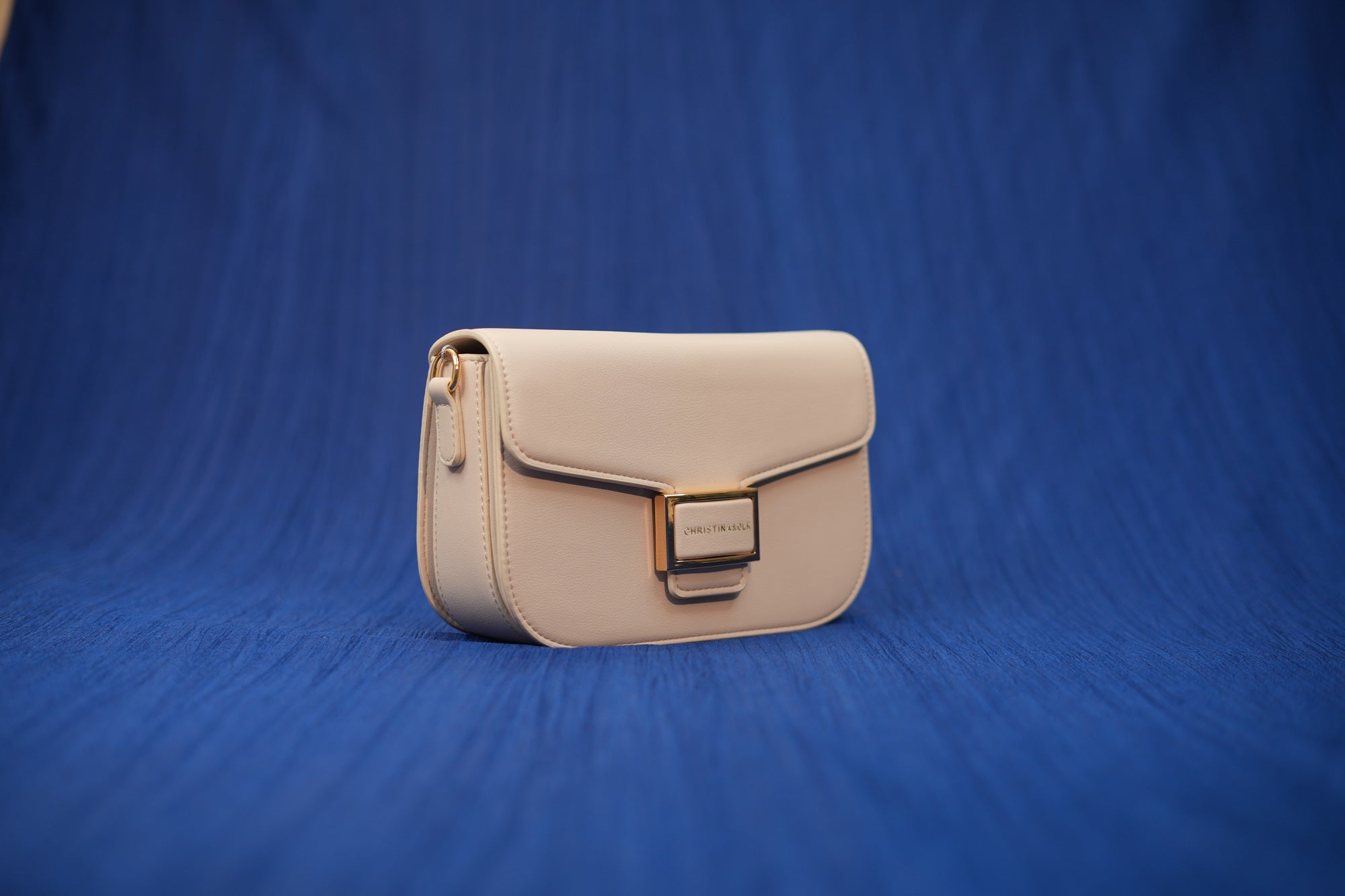 Mira Beige Top Curve Bag