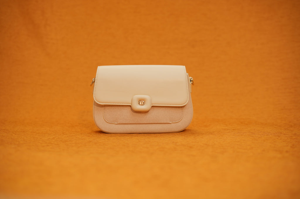 Mira Beige Flore Shoulderbag