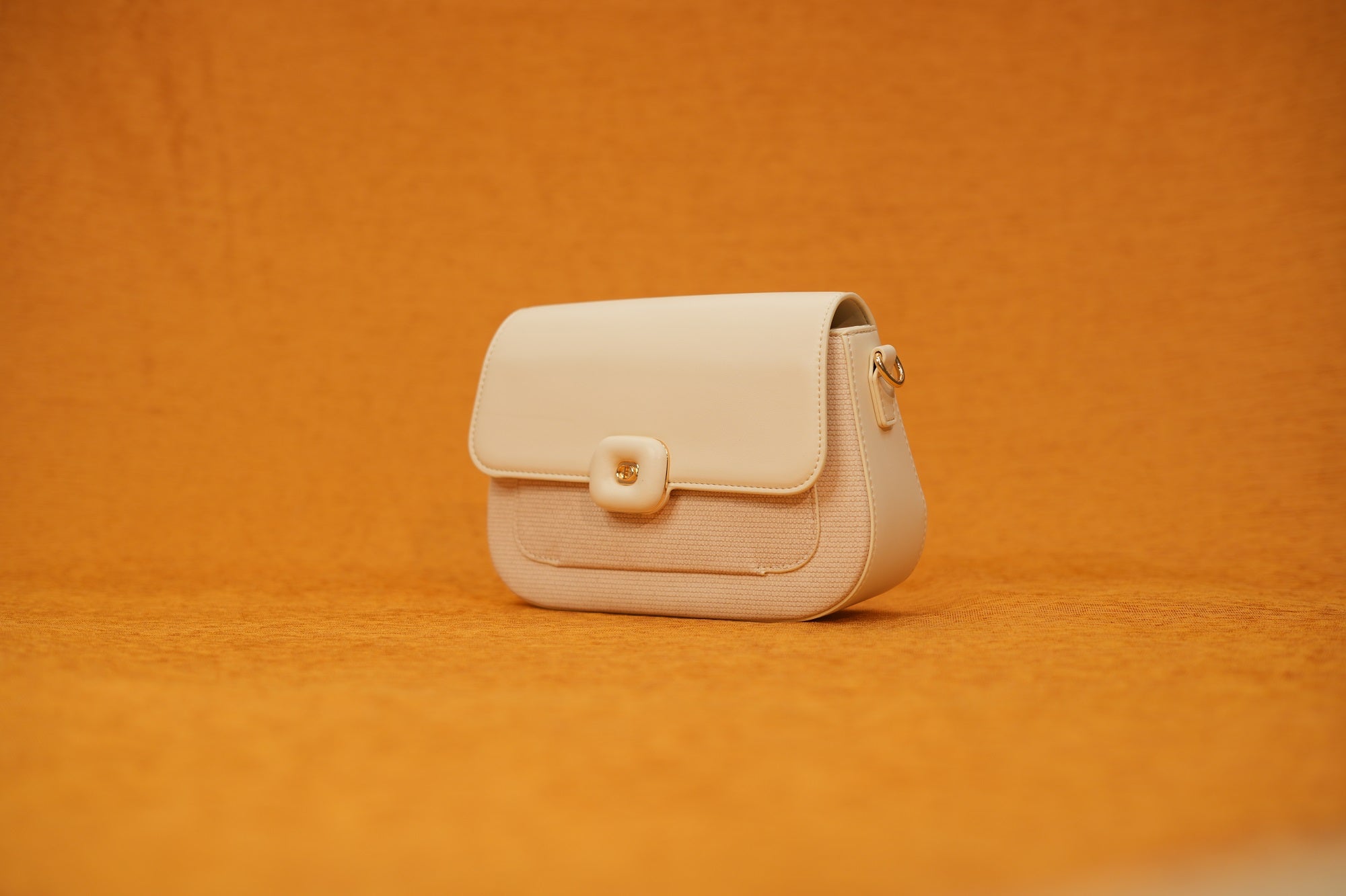 Mira Beige Flore Shoulderbag