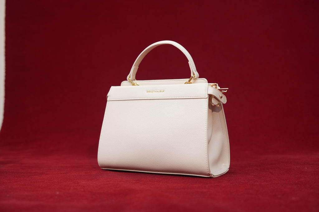 Shubra White Handbag