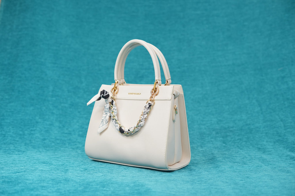 Shubra White Satchel