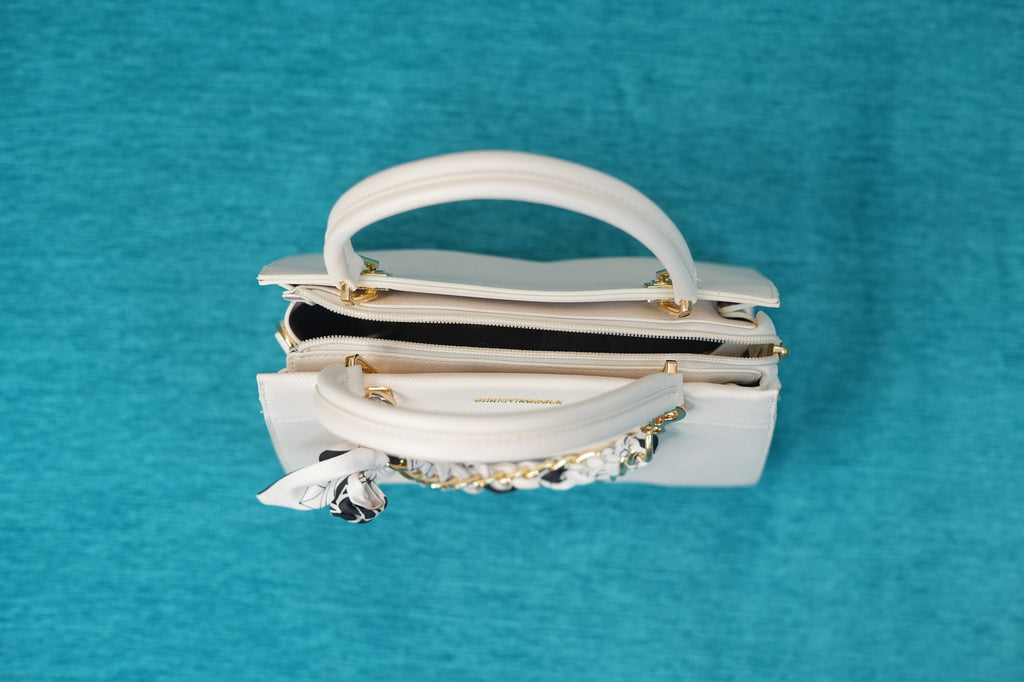 Shubra White Satchel