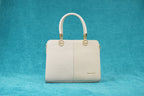 Maya Ivory Monogram Handbag