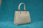 Maya Ivory Monogram Handbag