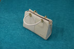 Maya Ivory Monogram Handbag