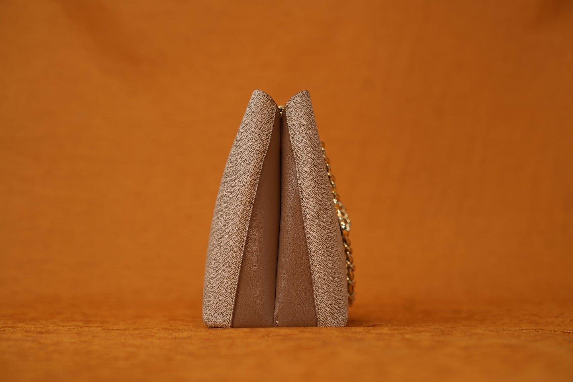 Gris Taupe Chain Totebag